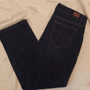 Women's Lee five pocket denim jeans